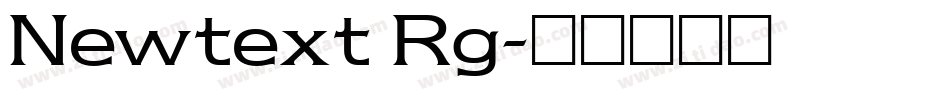 Newtext Rg字体转换